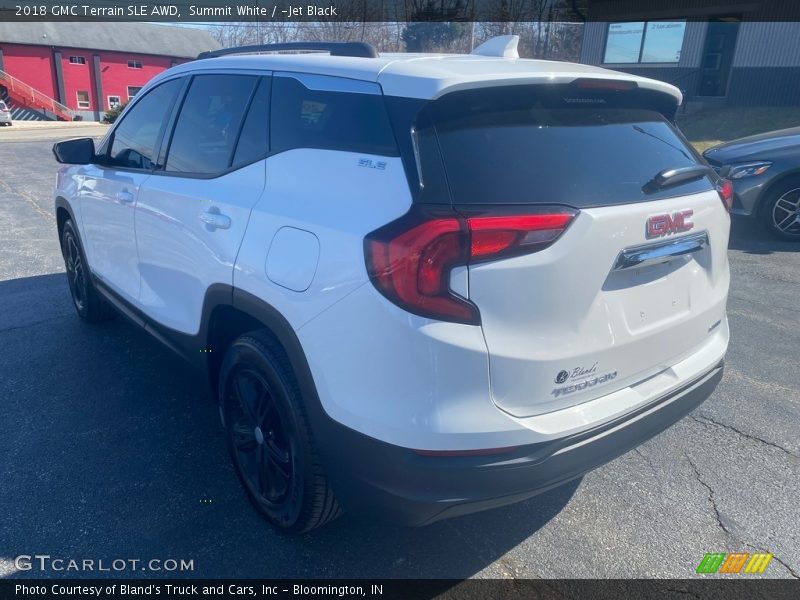 Summit White / ­Jet Black 2018 GMC Terrain SLE AWD