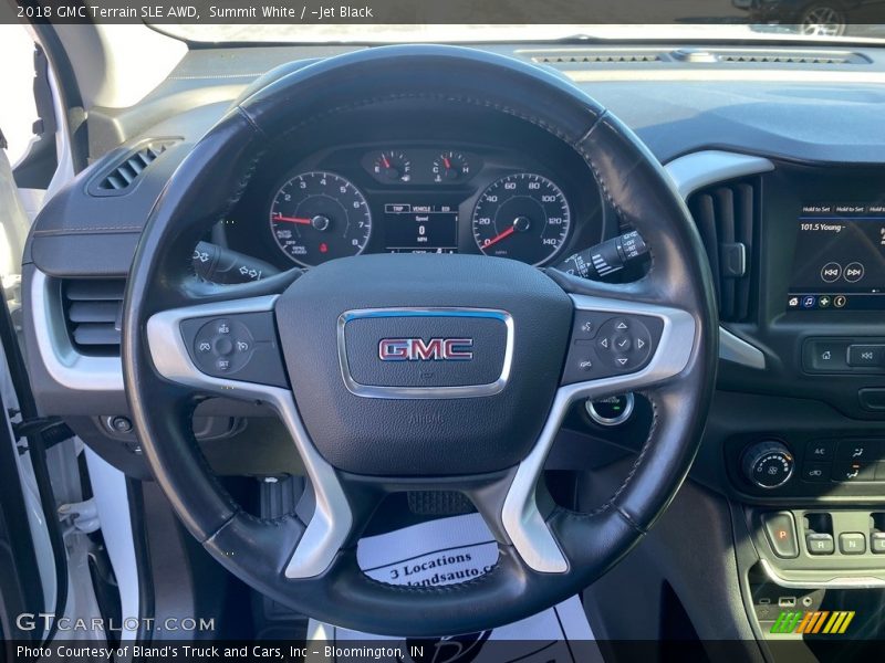 Summit White / ­Jet Black 2018 GMC Terrain SLE AWD