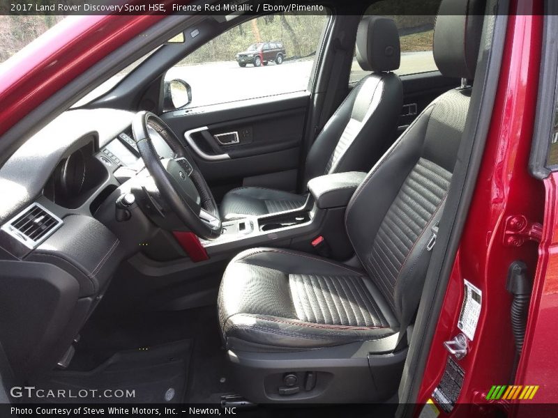 Front Seat of 2017 Discovery Sport HSE