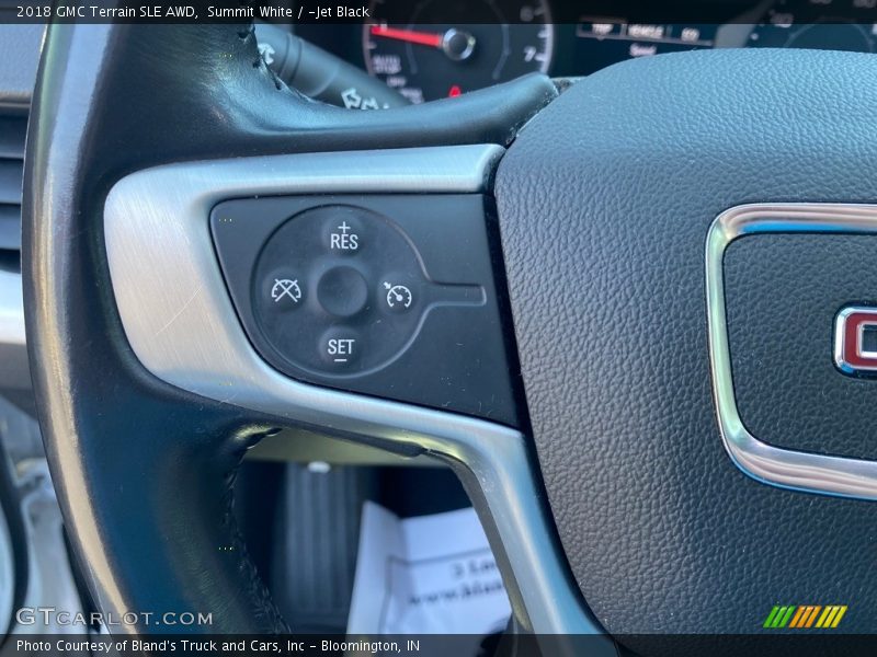 Summit White / ­Jet Black 2018 GMC Terrain SLE AWD