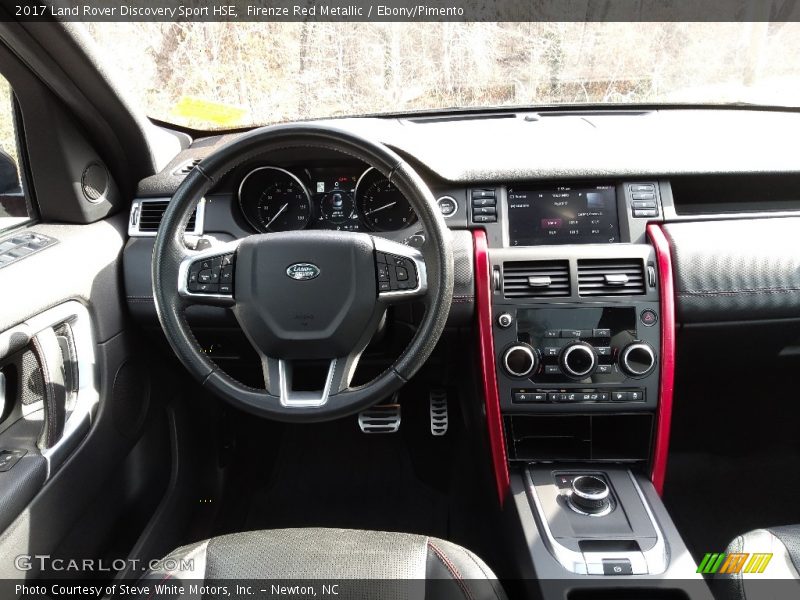 Dashboard of 2017 Discovery Sport HSE