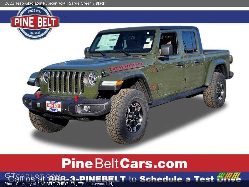 Sarge Green / Black 2022 Jeep Gladiator Rubicon 4x4