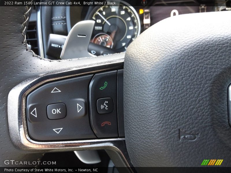  2022 1500 Laramie G/T Crew Cab 4x4 Steering Wheel