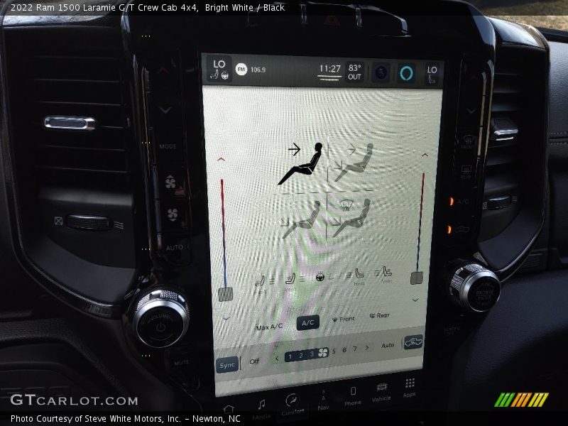 Controls of 2022 1500 Laramie G/T Crew Cab 4x4