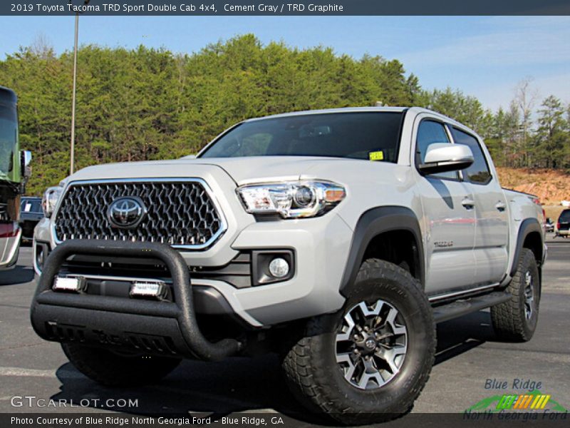 Cement Gray / TRD Graphite 2019 Toyota Tacoma TRD Sport Double Cab 4x4