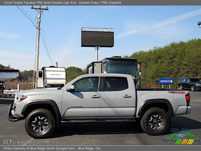 Cement Gray / TRD Graphite 2019 Toyota Tacoma TRD Sport Double Cab 4x4
