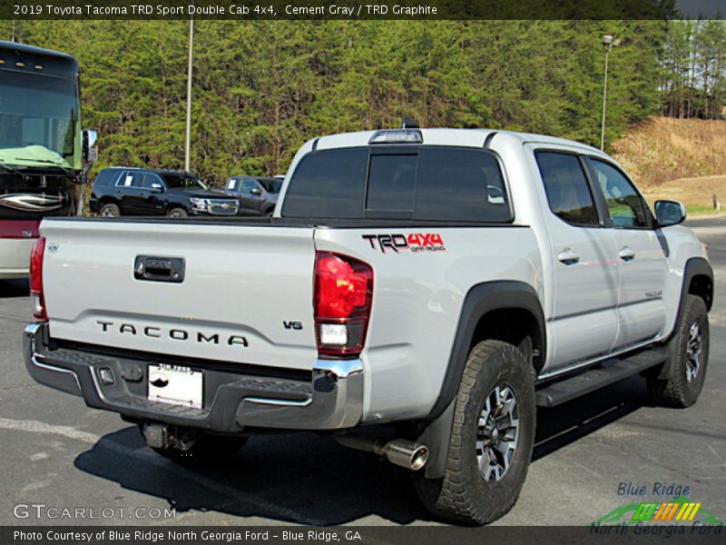 Cement Gray / TRD Graphite 2019 Toyota Tacoma TRD Sport Double Cab 4x4
