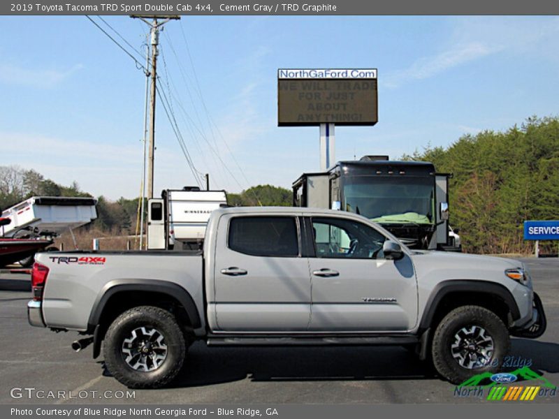 Cement Gray / TRD Graphite 2019 Toyota Tacoma TRD Sport Double Cab 4x4