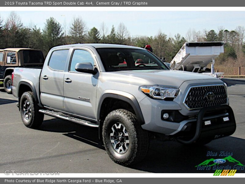 Cement Gray / TRD Graphite 2019 Toyota Tacoma TRD Sport Double Cab 4x4