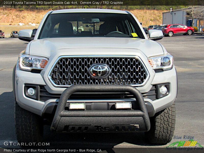 Cement Gray / TRD Graphite 2019 Toyota Tacoma TRD Sport Double Cab 4x4