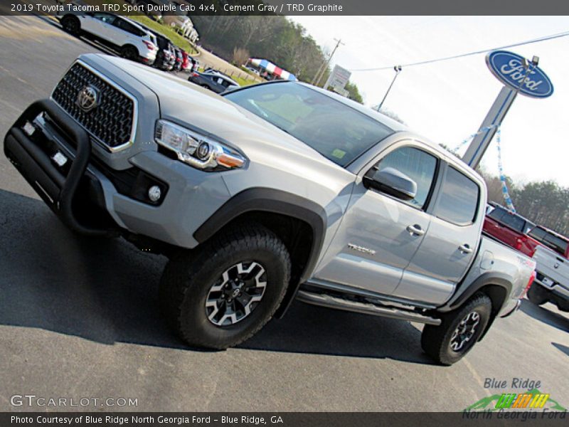 Cement Gray / TRD Graphite 2019 Toyota Tacoma TRD Sport Double Cab 4x4