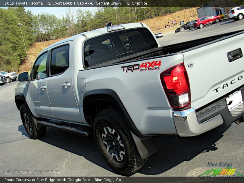 Cement Gray / TRD Graphite 2019 Toyota Tacoma TRD Sport Double Cab 4x4