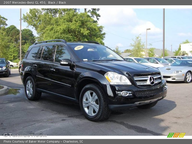 Black / Black 2007 Mercedes-Benz GL 450