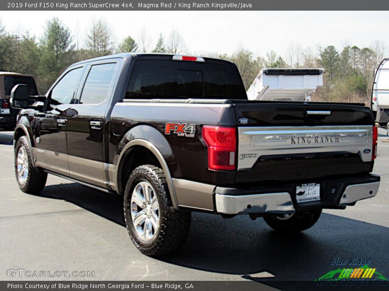 Magma Red / King Ranch Kingsville/Java 2019 Ford F150 King Ranch SuperCrew 4x4