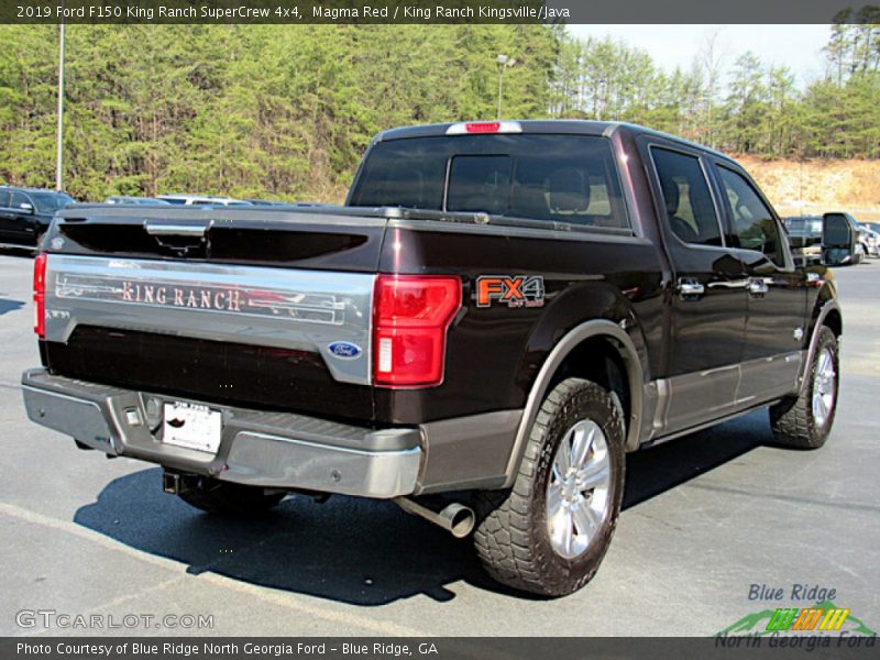 Magma Red / King Ranch Kingsville/Java 2019 Ford F150 King Ranch SuperCrew 4x4