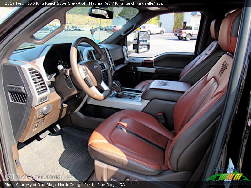 Magma Red / King Ranch Kingsville/Java 2019 Ford F150 King Ranch SuperCrew 4x4