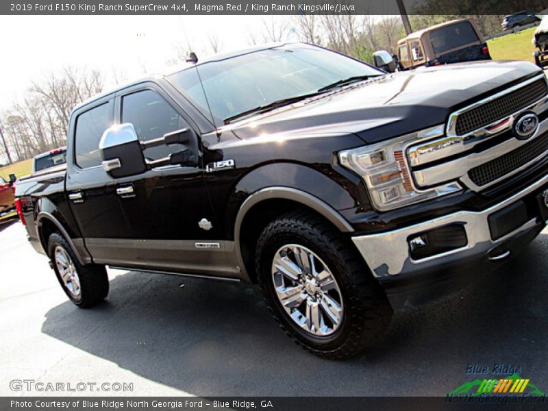 Magma Red / King Ranch Kingsville/Java 2019 Ford F150 King Ranch SuperCrew 4x4