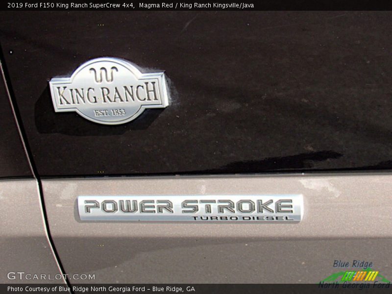 Magma Red / King Ranch Kingsville/Java 2019 Ford F150 King Ranch SuperCrew 4x4