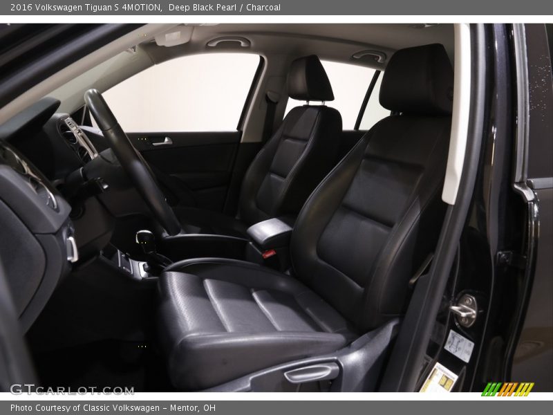 Deep Black Pearl / Charcoal 2016 Volkswagen Tiguan S 4MOTION