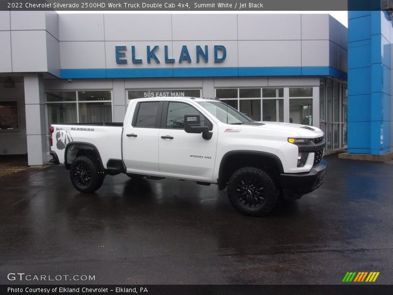 Summit White / Jet Black 2022 Chevrolet Silverado 2500HD Work Truck Double Cab 4x4