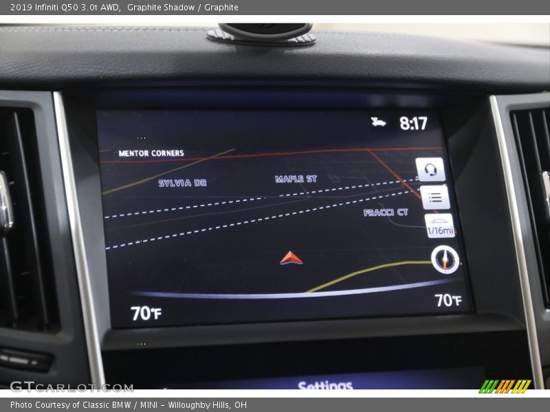 Graphite Shadow / Graphite 2019 Infiniti Q50 3.0t AWD