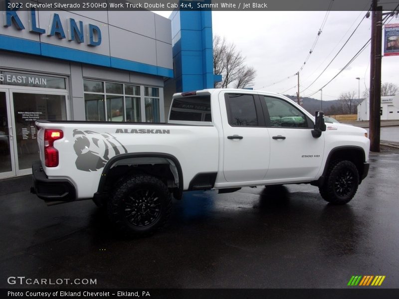 Summit White / Jet Black 2022 Chevrolet Silverado 2500HD Work Truck Double Cab 4x4