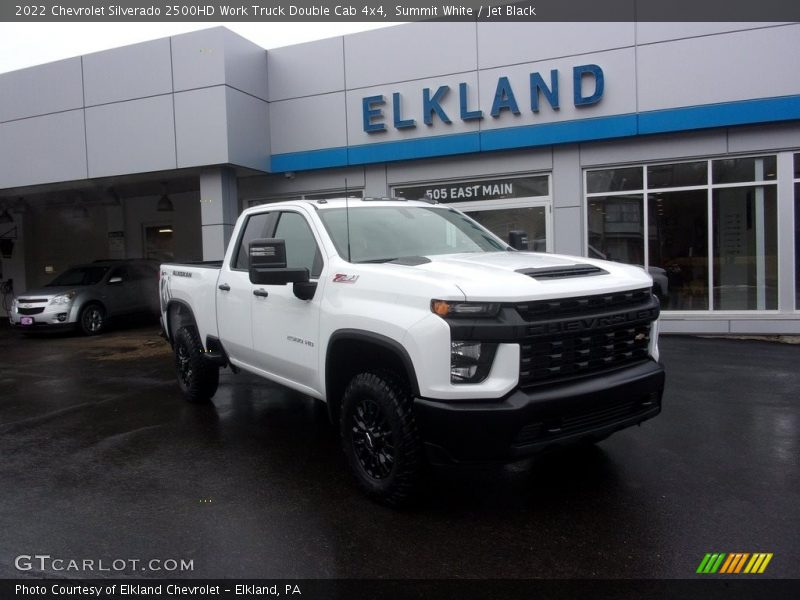 Summit White / Jet Black 2022 Chevrolet Silverado 2500HD Work Truck Double Cab 4x4