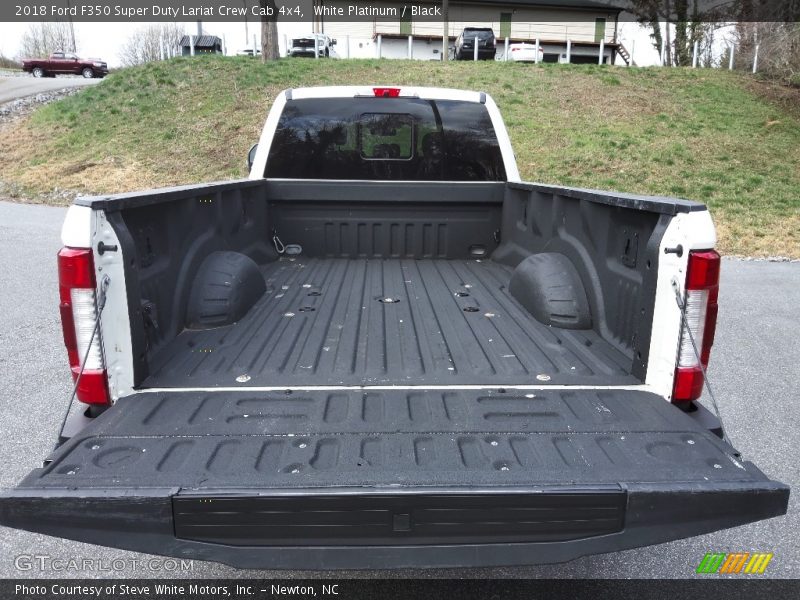 White Platinum / Black 2018 Ford F350 Super Duty Lariat Crew Cab 4x4