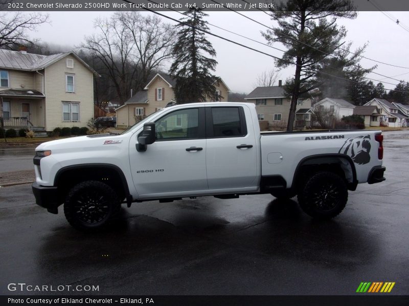 Summit White / Jet Black 2022 Chevrolet Silverado 2500HD Work Truck Double Cab 4x4
