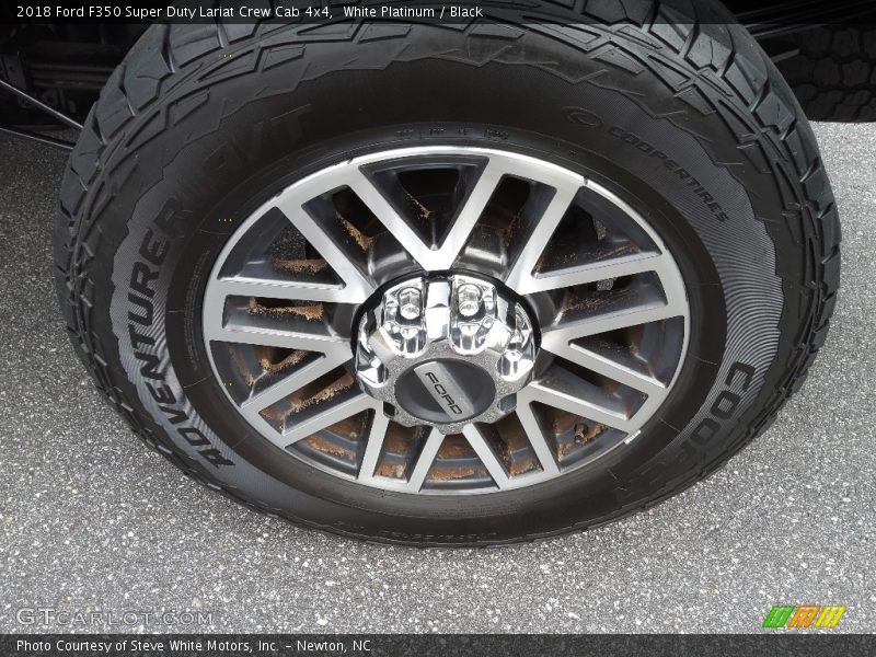 White Platinum / Black 2018 Ford F350 Super Duty Lariat Crew Cab 4x4