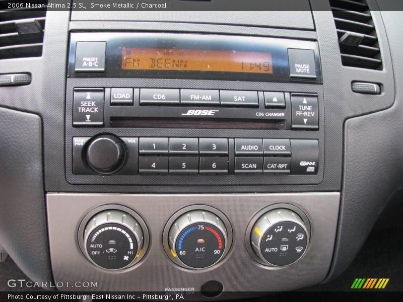 Smoke Metallic / Charcoal 2006 Nissan Altima 2.5 SL