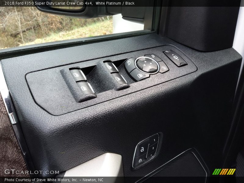 White Platinum / Black 2018 Ford F350 Super Duty Lariat Crew Cab 4x4