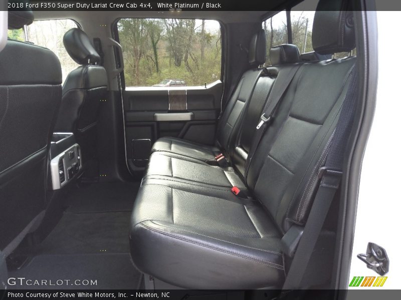 White Platinum / Black 2018 Ford F350 Super Duty Lariat Crew Cab 4x4