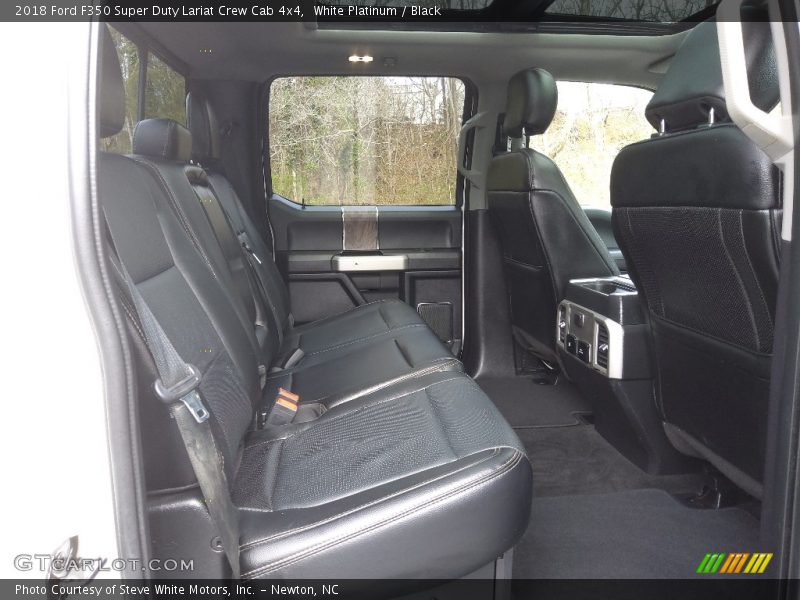 White Platinum / Black 2018 Ford F350 Super Duty Lariat Crew Cab 4x4