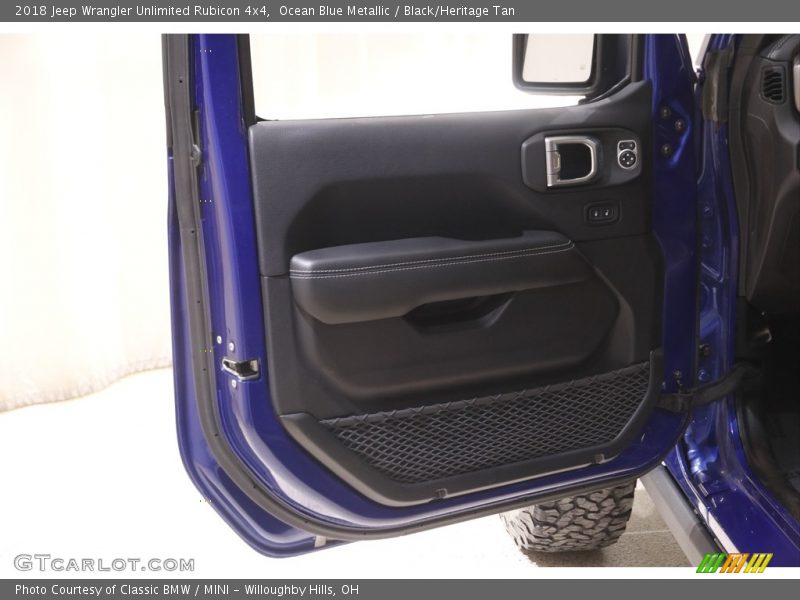 Ocean Blue Metallic / Black/Heritage Tan 2018 Jeep Wrangler Unlimited Rubicon 4x4