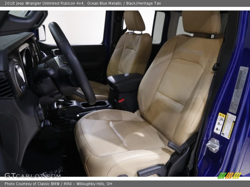Ocean Blue Metallic / Black/Heritage Tan 2018 Jeep Wrangler Unlimited Rubicon 4x4