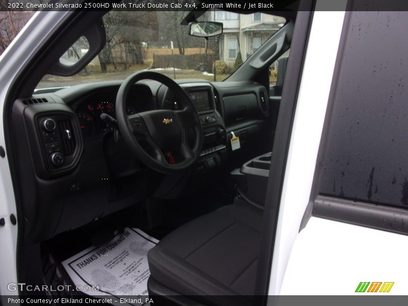 Summit White / Jet Black 2022 Chevrolet Silverado 2500HD Work Truck Double Cab 4x4