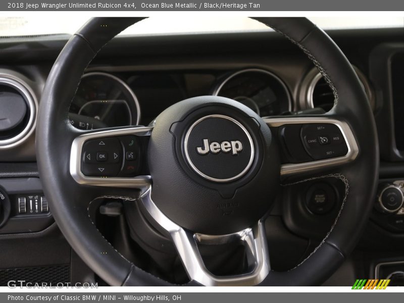 Ocean Blue Metallic / Black/Heritage Tan 2018 Jeep Wrangler Unlimited Rubicon 4x4
