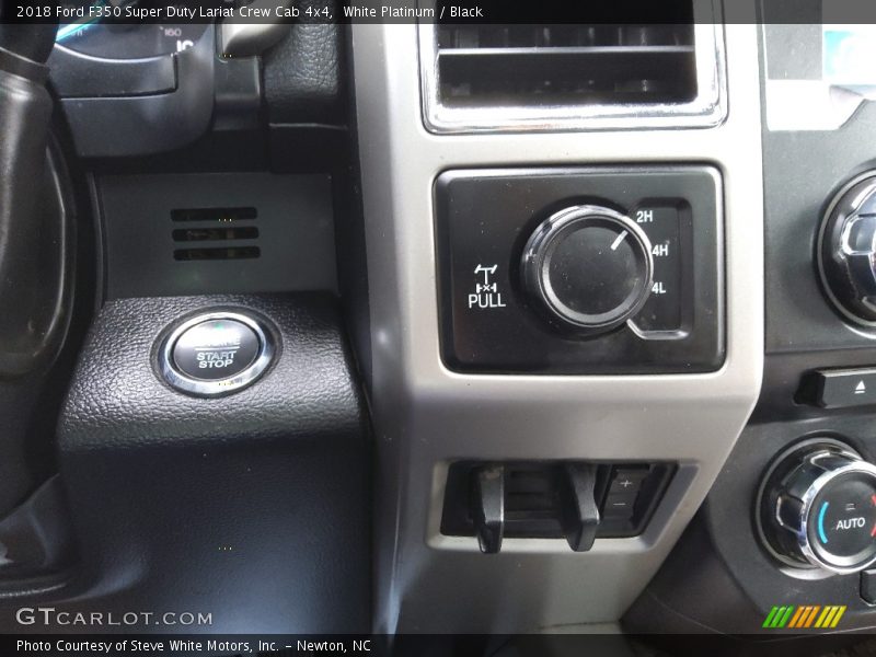 White Platinum / Black 2018 Ford F350 Super Duty Lariat Crew Cab 4x4
