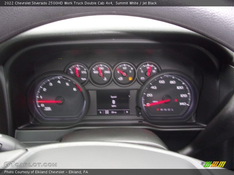 Summit White / Jet Black 2022 Chevrolet Silverado 2500HD Work Truck Double Cab 4x4
