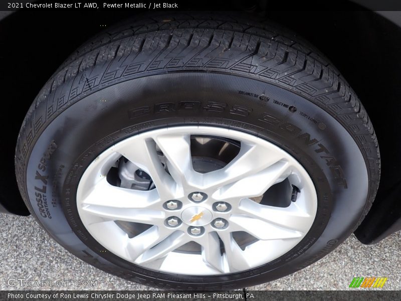 Pewter Metallic / Jet Black 2021 Chevrolet Blazer LT AWD