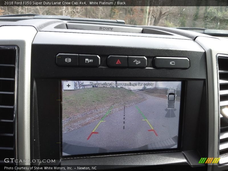White Platinum / Black 2018 Ford F350 Super Duty Lariat Crew Cab 4x4