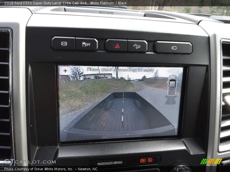 White Platinum / Black 2018 Ford F350 Super Duty Lariat Crew Cab 4x4