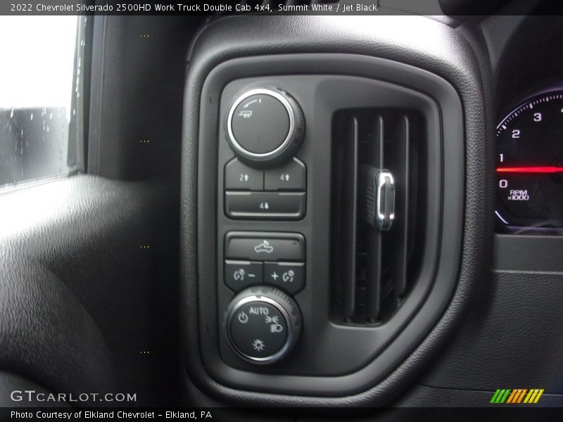 Summit White / Jet Black 2022 Chevrolet Silverado 2500HD Work Truck Double Cab 4x4