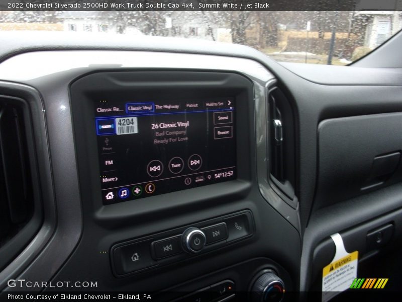 Summit White / Jet Black 2022 Chevrolet Silverado 2500HD Work Truck Double Cab 4x4