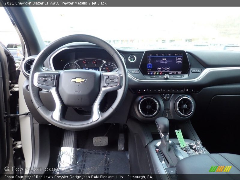 Pewter Metallic / Jet Black 2021 Chevrolet Blazer LT AWD