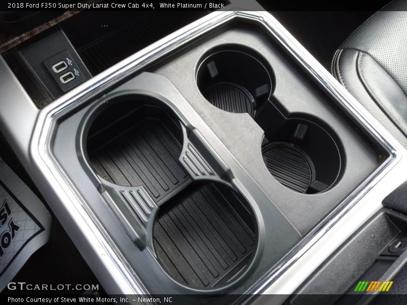 White Platinum / Black 2018 Ford F350 Super Duty Lariat Crew Cab 4x4