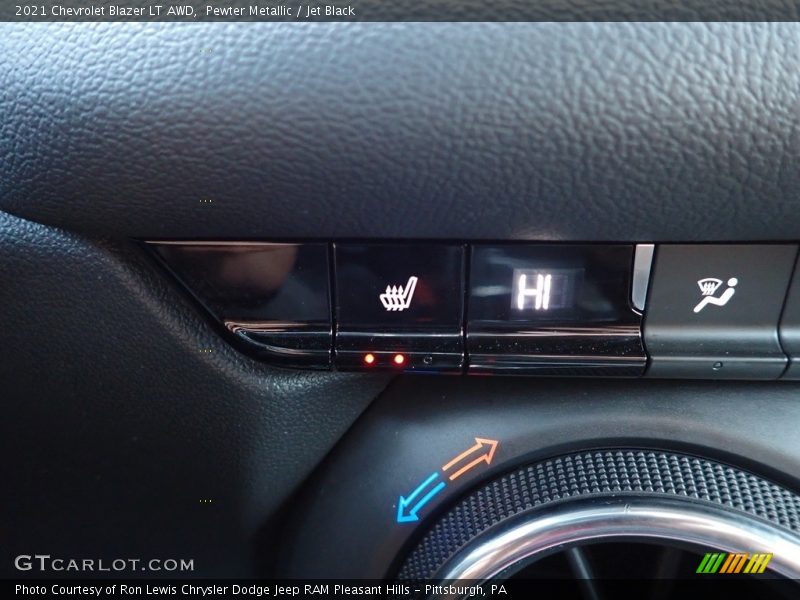Pewter Metallic / Jet Black 2021 Chevrolet Blazer LT AWD