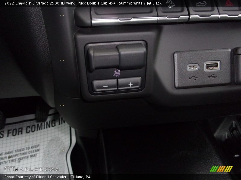 Summit White / Jet Black 2022 Chevrolet Silverado 2500HD Work Truck Double Cab 4x4