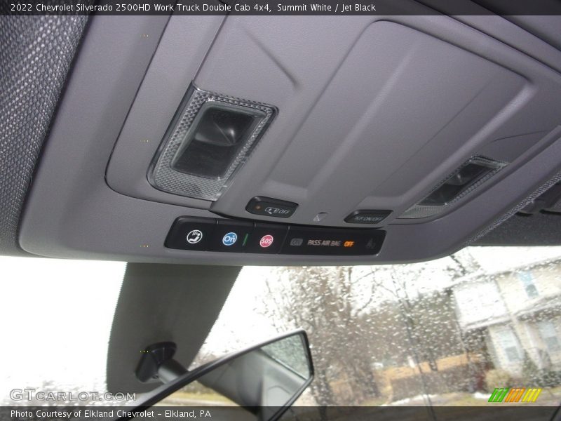 Summit White / Jet Black 2022 Chevrolet Silverado 2500HD Work Truck Double Cab 4x4